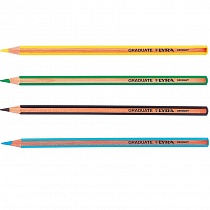 Набор карандашей цветных Lyra, шестигранные, 3.8 мм, 24 цвета
