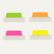 Клейкие закладки-флажки Avery Zweckform UltraTabs, 63.5 х 25.4 мм, разноцветные, неон, 24 штуки
