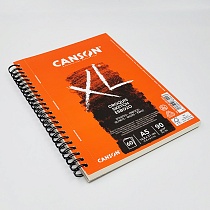 Альбом для графики Canson XL, на пружине, 90 гр/м2, А5, 60 листов, слоновая кость