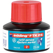 Чернила для заправки флипчарт-маркеров edding FTK25, пигментные, 25 мл