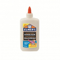 Клей Elmer's школьный, смываемый, белый, 225 мл, 2 слайма