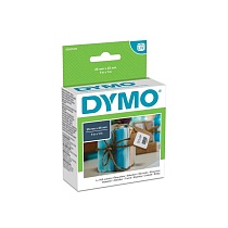 Этикетки многофункциональные Dymo, бумажные, 25 мм х 25мм, 750 штук