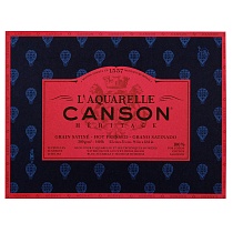 Блок бумаги для акварели Canson Heritage, склеенный, 100% хлопок, 300 гр/м2, 23 x 31 см, 20 листов