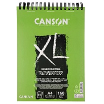 Альбом для графики Canson XL, мелкое зерно, на пружине, 160 гр/м2, 50 листов