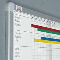 Линии магнитные 2х3 OfficeBoard, для планера, 60 x 0.9 см, 4 шт