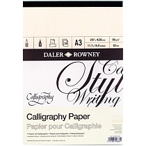 Альбом для каллиграфии Daler Rowney Calligraphy, 90 г/м2, 30 листов