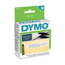 Этикетки многофункциональные для принтеров Dymo Label Writer, белые, 51 мм x 19 мм, 500 штук