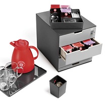 Контейнер-мини для мусора Durable Coffee Point Bin, 79 х 79 х 100 мм, пластик
