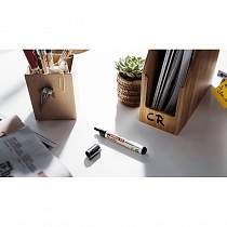 Набор маркеров перманентных edding 22 EcoLine, скошенный наконечник,1-5 мм,4 цвета,картонная коробка