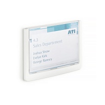 Табличка информационная настенная Durable Click Sign, 149 x 105.5 мм, пластик