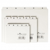 Карточки Durable, для картотеки, A5, с табуляторами и ярлыками A-Z, 25 штук