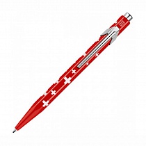 Ручка шариковая автоматическая Carandache Totally Swiss, толщина линии М, металлический футляр