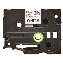 Картридж brother tze-fx251 с гибкой лентой 24 мм х 8 м, черный шрифт