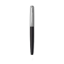 Ручка-роллер Parker Jotter Core T63 Bond Street Black CT, толщина линии M, хром