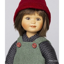 Кукла коллекционная авторская Birgitte Frigast Aske