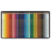 Набор карандашей цветных Carandache Supracolor Soft Aquarelle, 40 цветов, металлическая коробкa