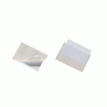 Карман Durable Pocketfix, самоклеящийся, для маркировки папок, 57 х 90 мм, 100 штук, ПВХ