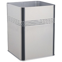 Корзина для мусора Durable с декоративной перфорацией, 18.5 литров, 320 x 240 мм, сталь