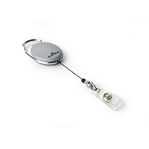 Рулетка для бейджа с петлей и кнопкой Durable Style, шнур 80 см