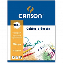 Скетчбук Canson, 120 гр/м2, 17 x 22 см, 16 листов