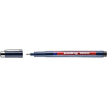 Ручка капиллярная edding 1800, круглый наконечник, 0.7 мм