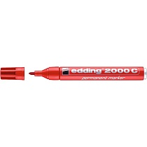 Маркер перманентный edding 2000C, для рисования, круглый наконечник, заправляемый, 1.5 - 3 мм